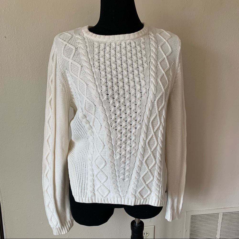 Banana Republic Cream Colored Sweater sz XL - Picture 1 of 6